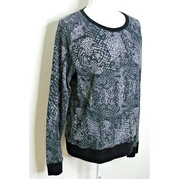 Calvin Klein Performance Quick Dry Snake Skin Waffle Knit T Shirt Pullover Sz L - Picture 2 of 10